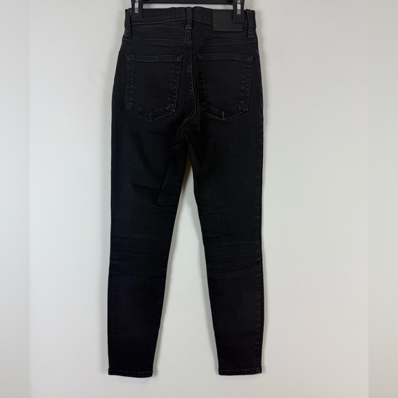 Everlane High Rise Black Skinny Ankle Jeans - Picture 3 of 10